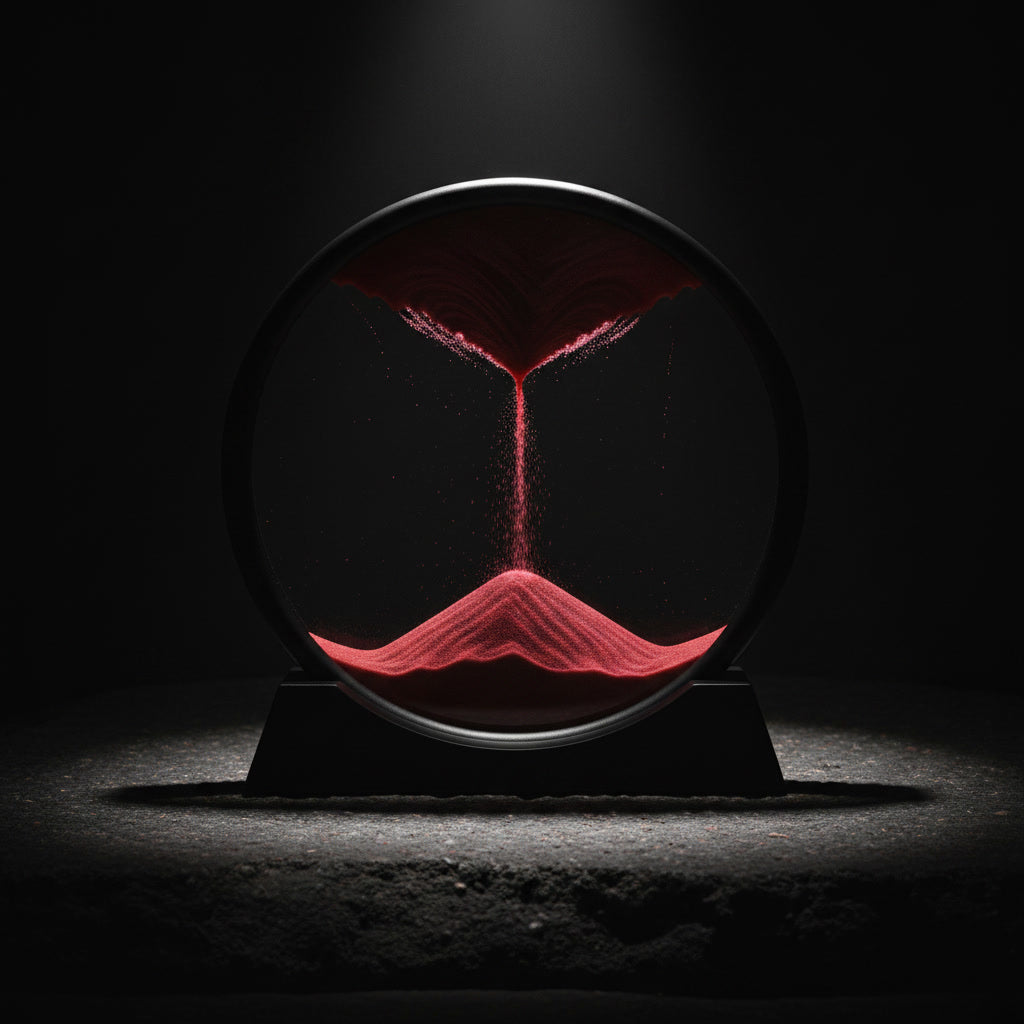 Dynamic Round Sand Art - Liquid Motion Frame