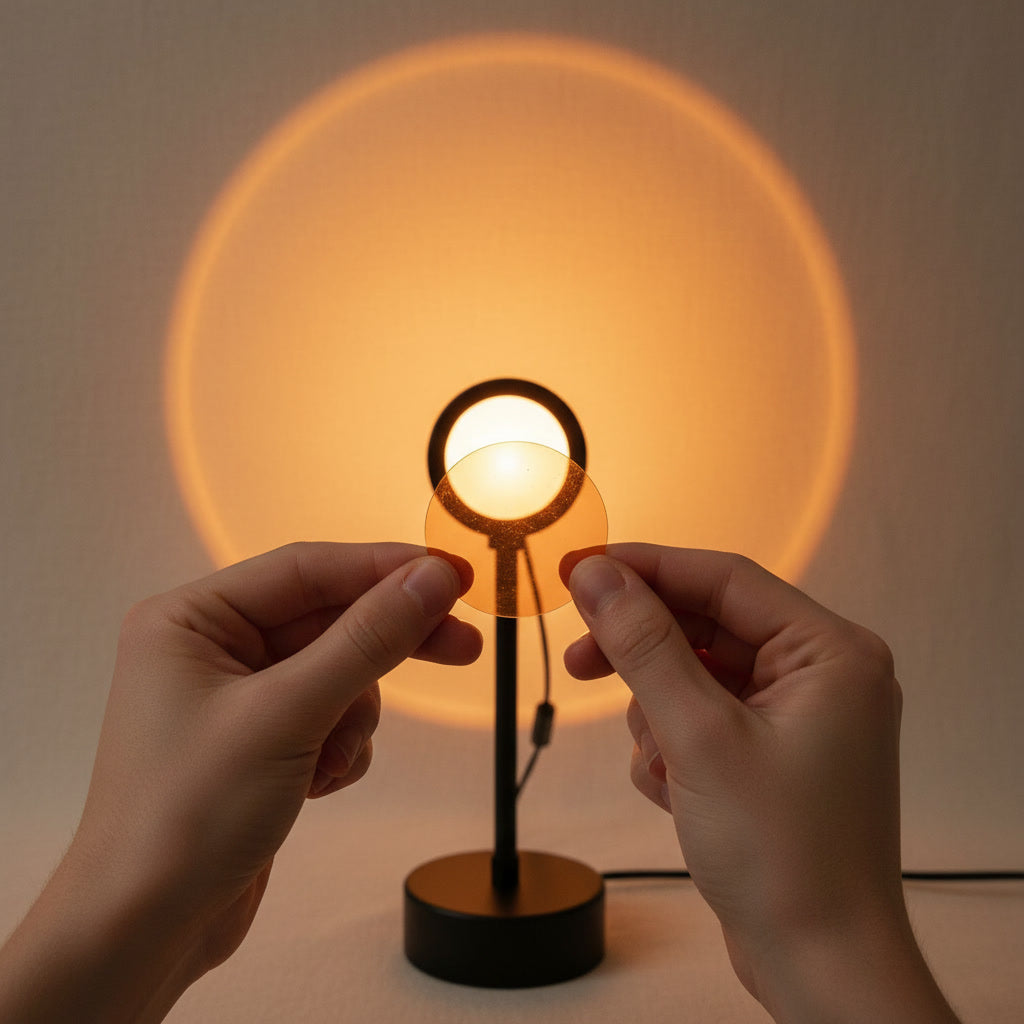 Sunset Glow Projection Lamp – 24 Colour Ambient Light