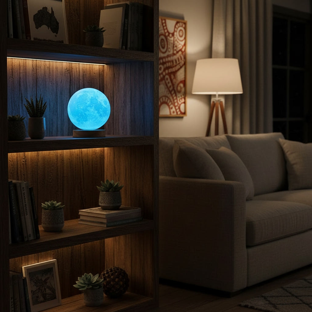 Levitating Moon Lamp - Floating Magnetic Night Light