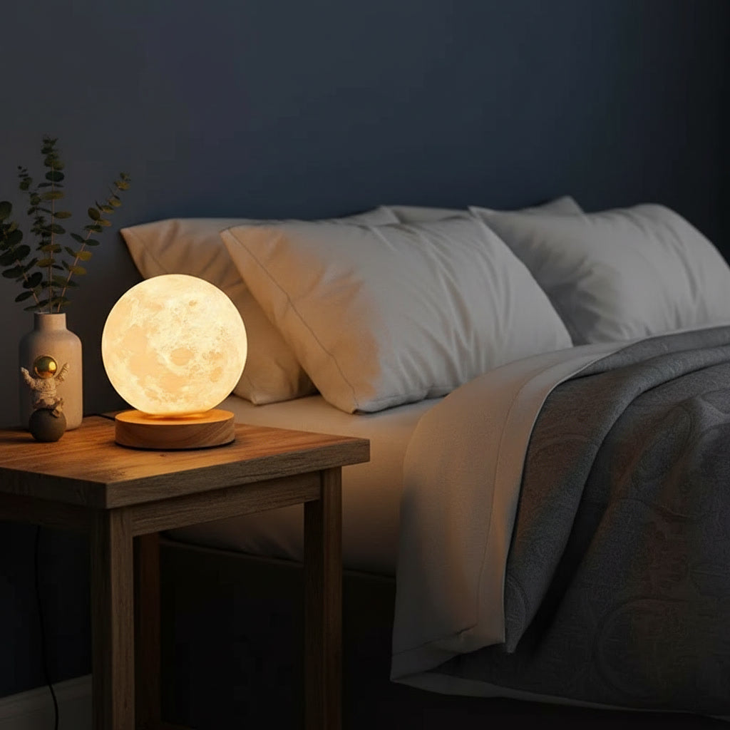 Levitating Moon Lamp - Floating Magnetic Night Light
