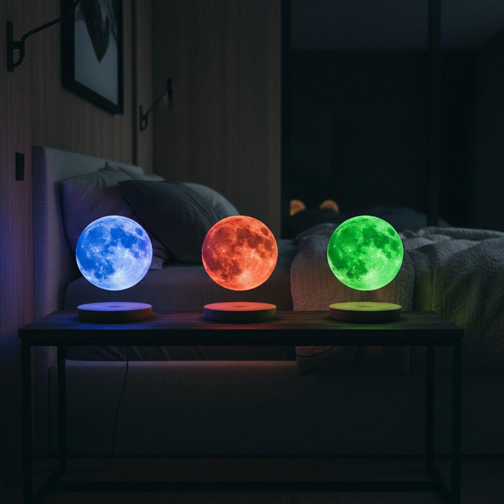 Levitating Moon Lamp - Floating Magnetic Night Light