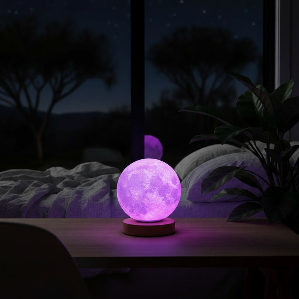 Levitating Moon Lamp - Floating Magnetic Night Light